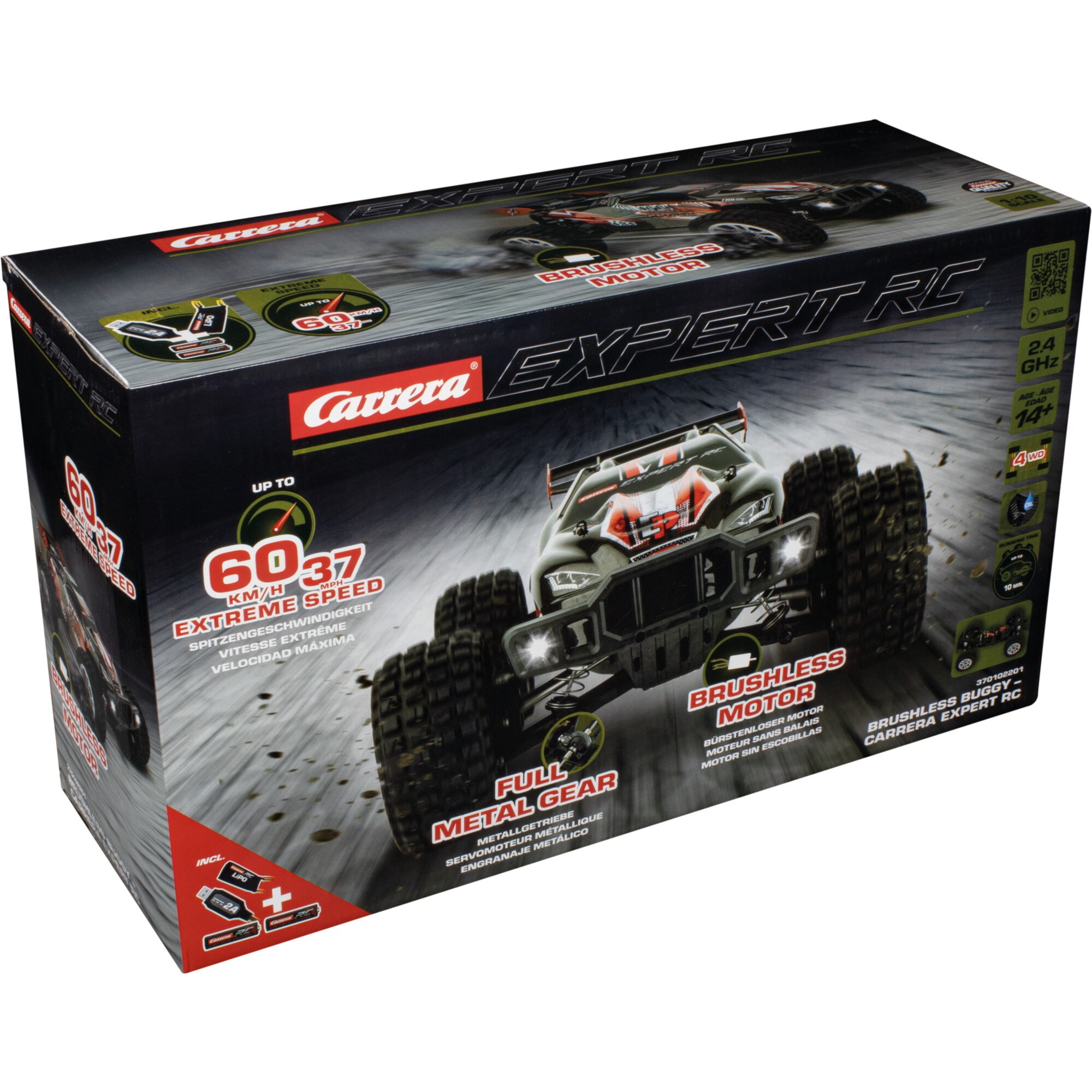 Carrera RC Expert RC - 2,4 GHz Brushless Buggy