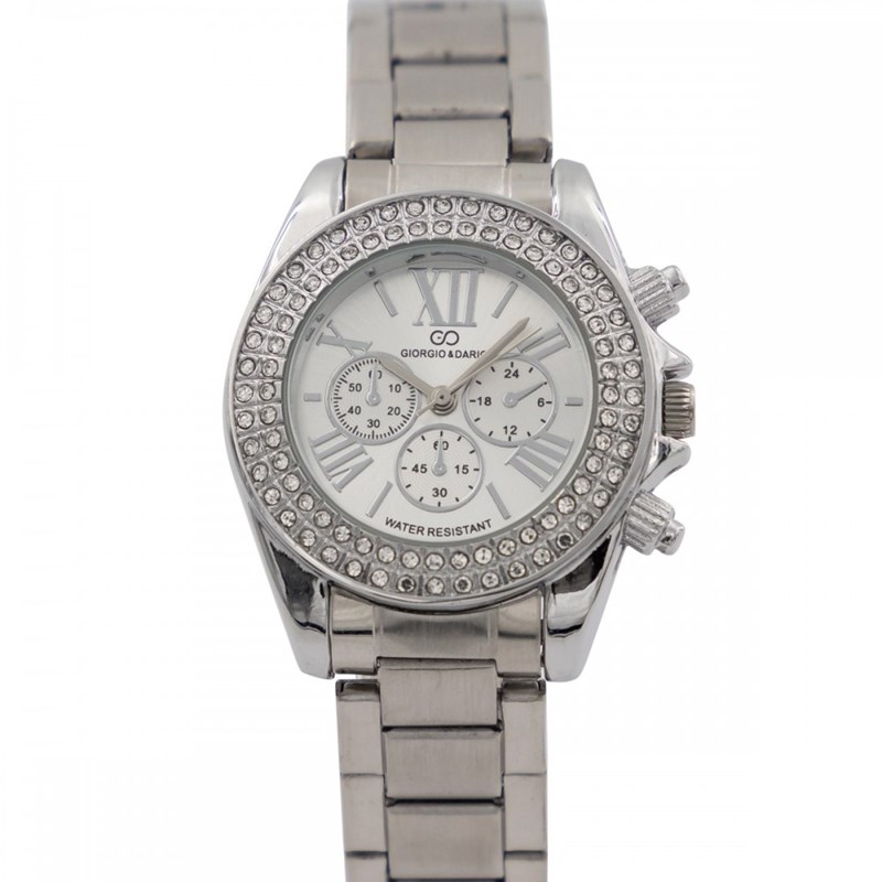 Coffret avec Montre Femme Acier Strass GIORGIO