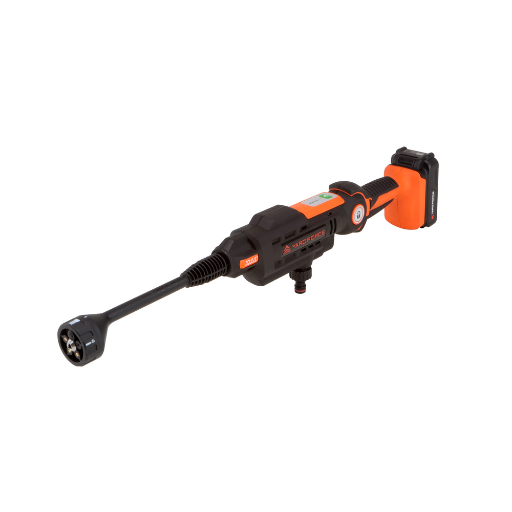 Nettoyeur aquajet 22bar 20v sans fil avec batterie li-ion 2.5ah, chargeur et accessoires - lw c02