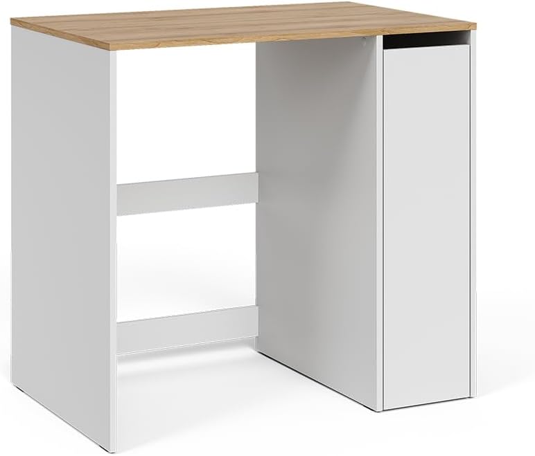 Vicco Waschmaschinenschrank Viktor, Weiß/Artisan, 93.6 x 88.2 cm mit Fächern und Tür