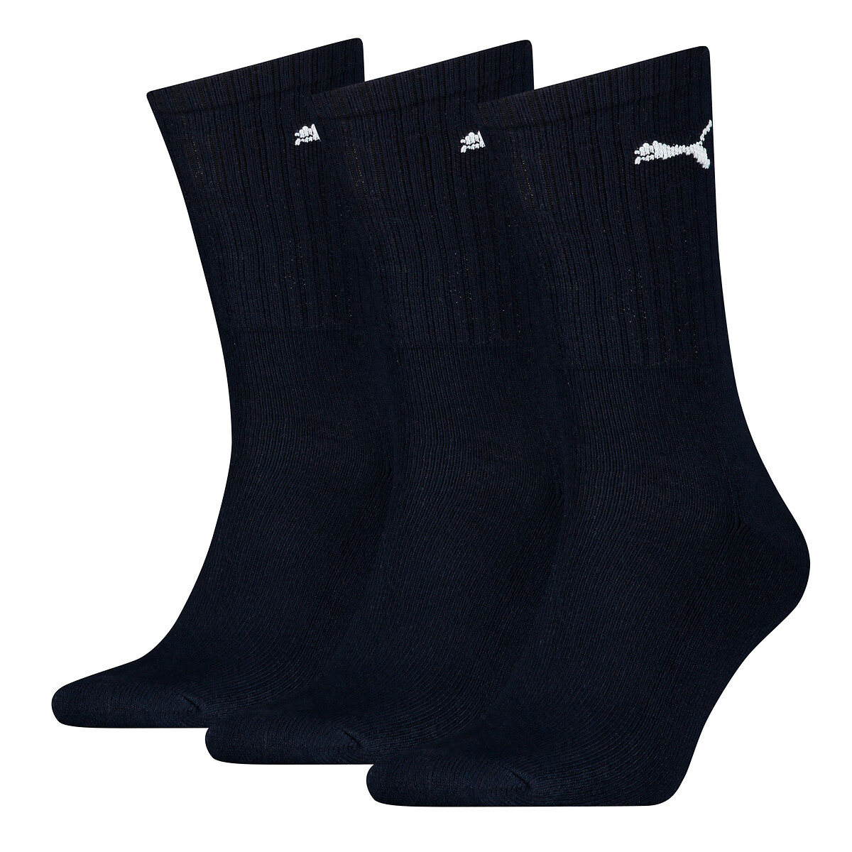 PUMA<br>Conjunto de 3 pares de meias de tênis