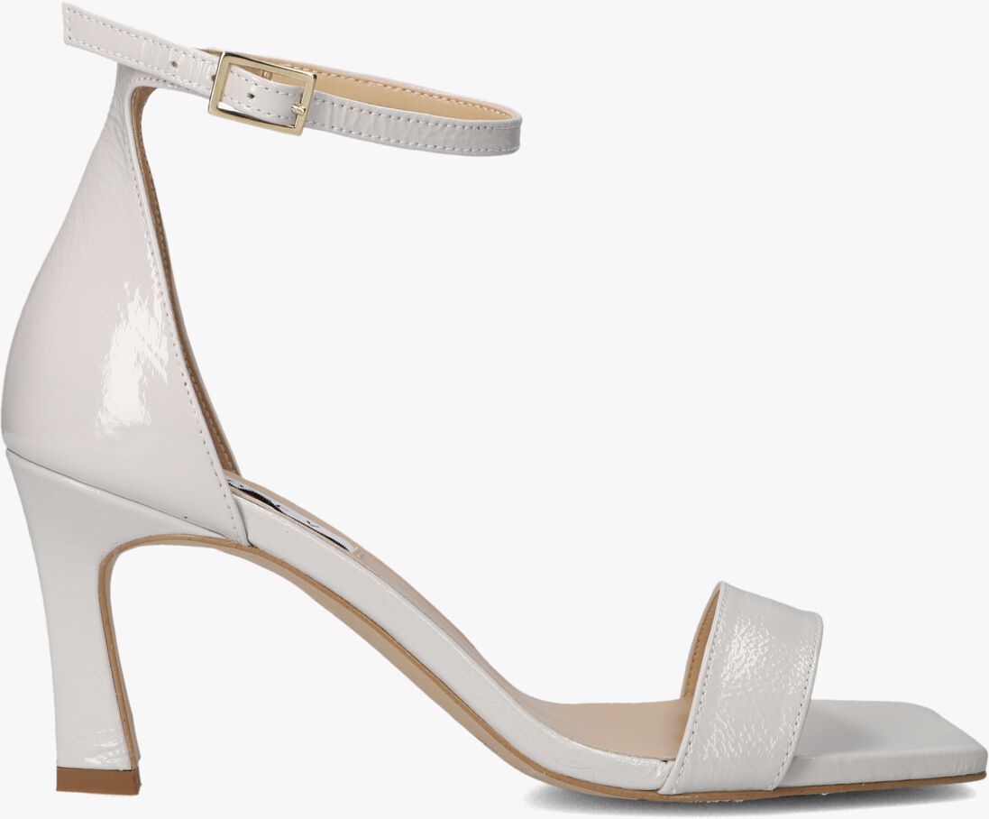witte notre-v sandalen met hak 86605