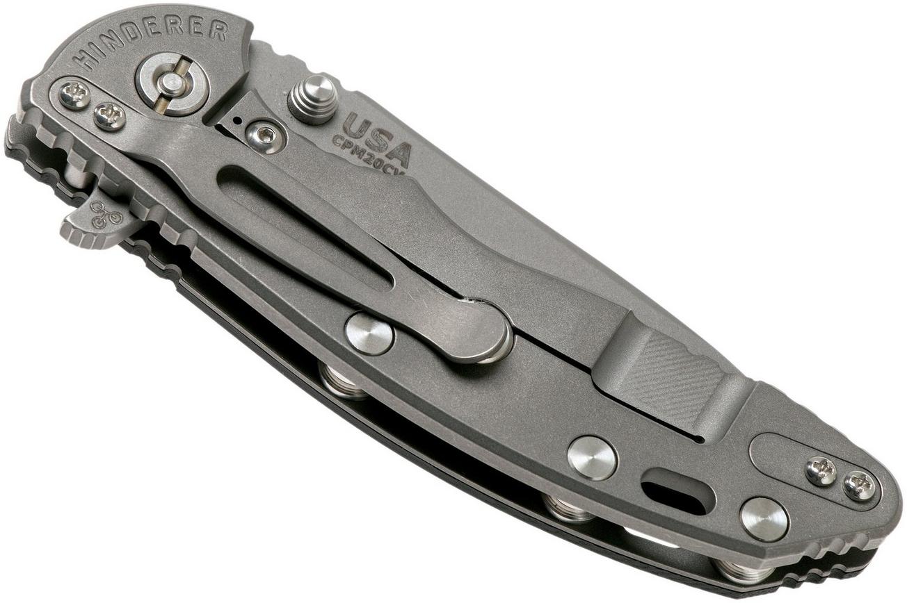 Rick Hinderer XM18 3,5” Slicer Working Finish, Black G10