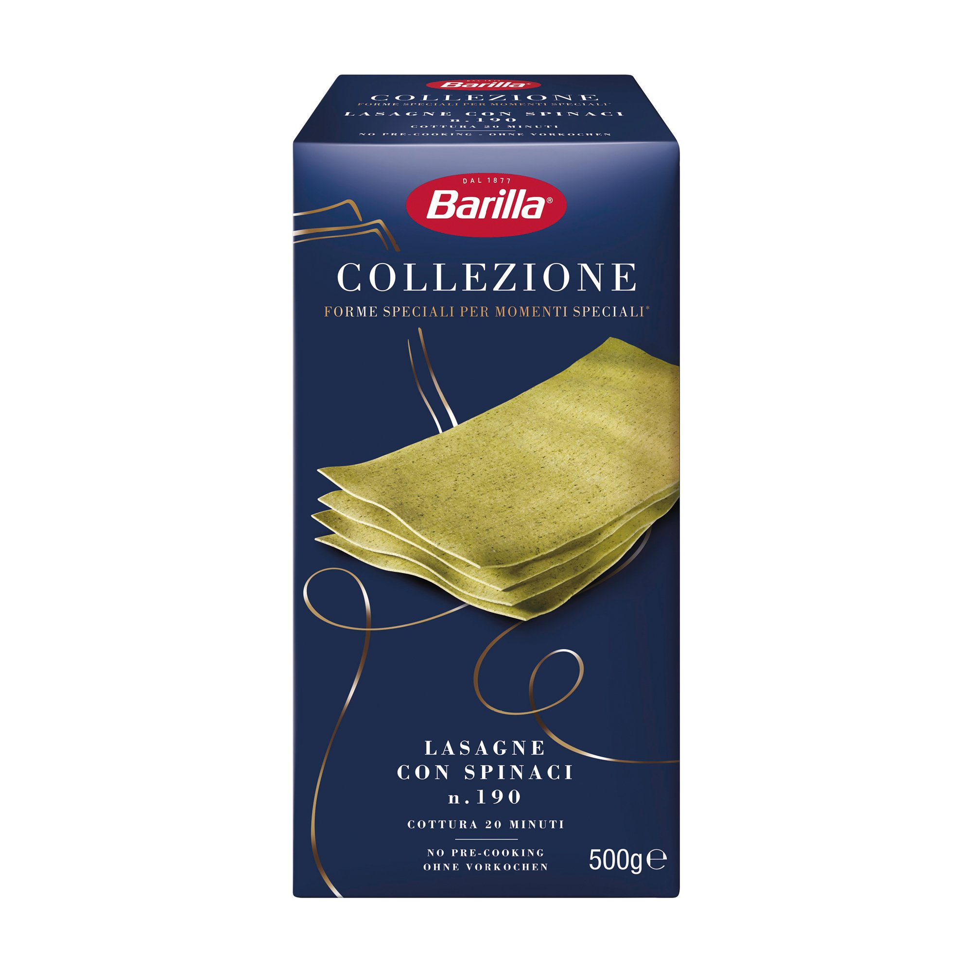 Barilla la Collezione Lasagne con Spinaci