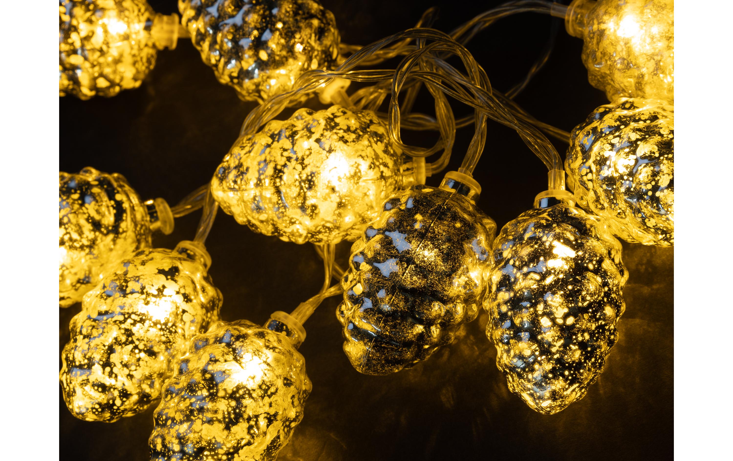LED-Lichterkette Tannenzapfen, 135 cmDekorative Weihnachtsbeleuchtung
