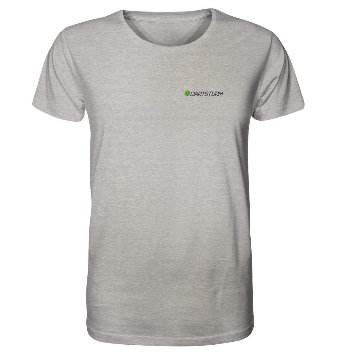 DartSturm - Logo Schwarz Herren Shirt (Stick)
