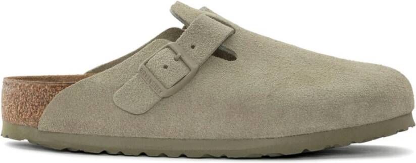 Birkenstock Boston Sandalen & Slides faded khaki maat: 41 beschikbare maaten:41 42 43 44 45 46