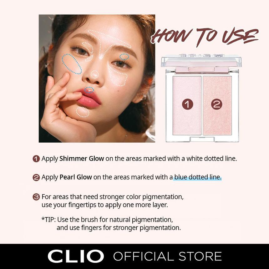 CLIO - Prism Highlighter Duo - 2 kleuren