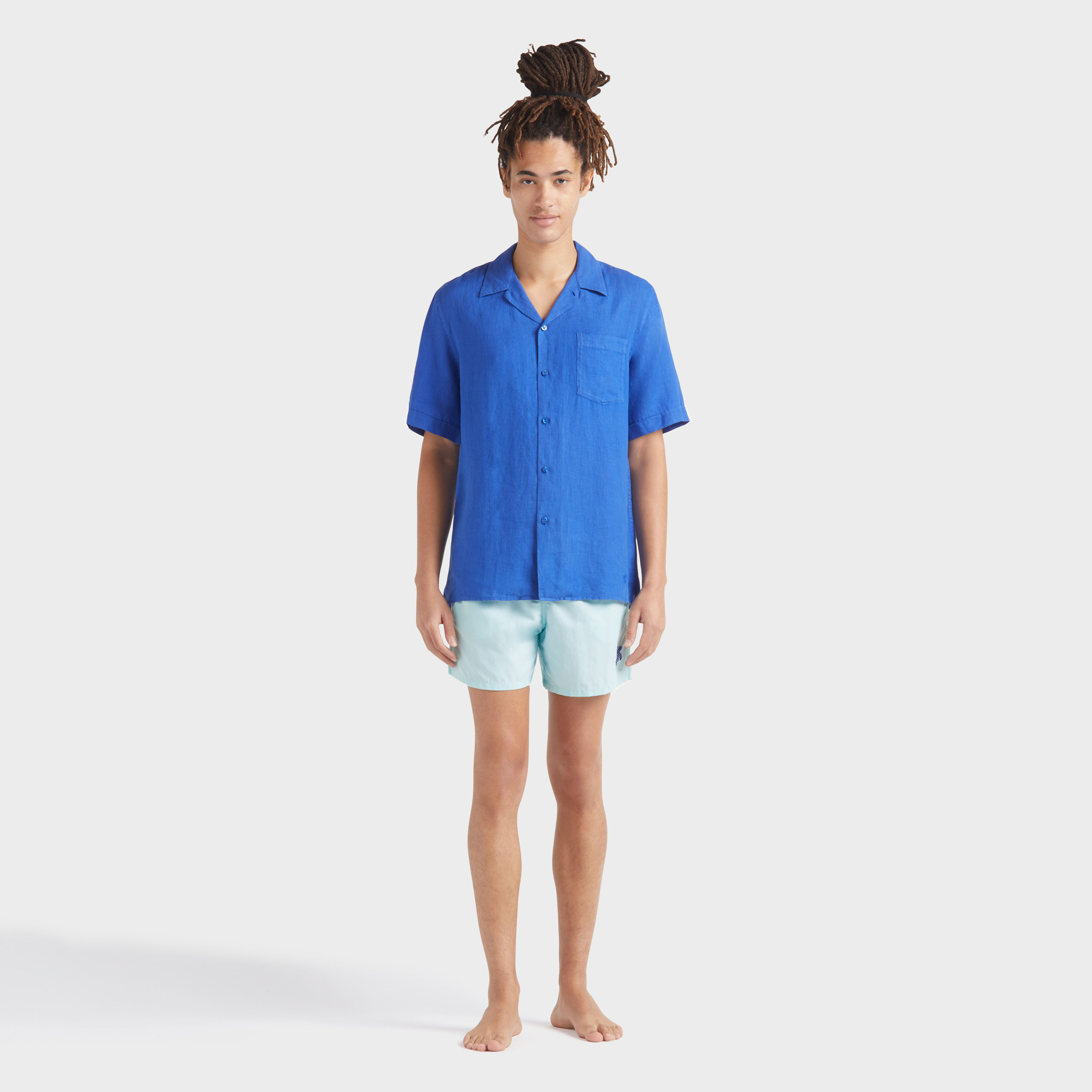 Men Linen Shirt Solid Website | HARH9U10