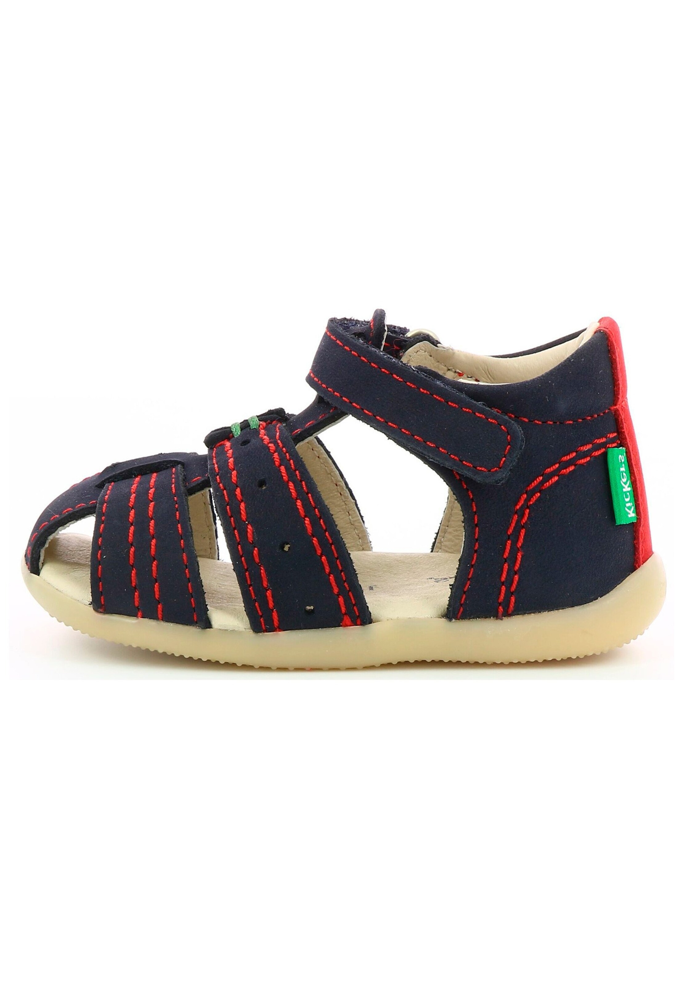 KICKERS Sandalen Blau/Rot