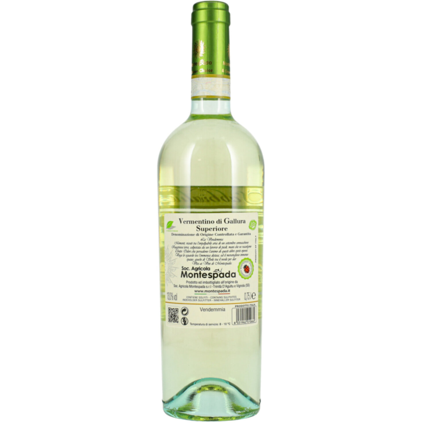 Vermentino di Gallura Superiore DOCG Sabbialuce Montespada -75cl