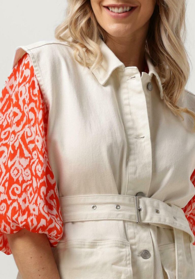 SELECTED FEMME witte selected femme gilet slfvinnie denim white vest