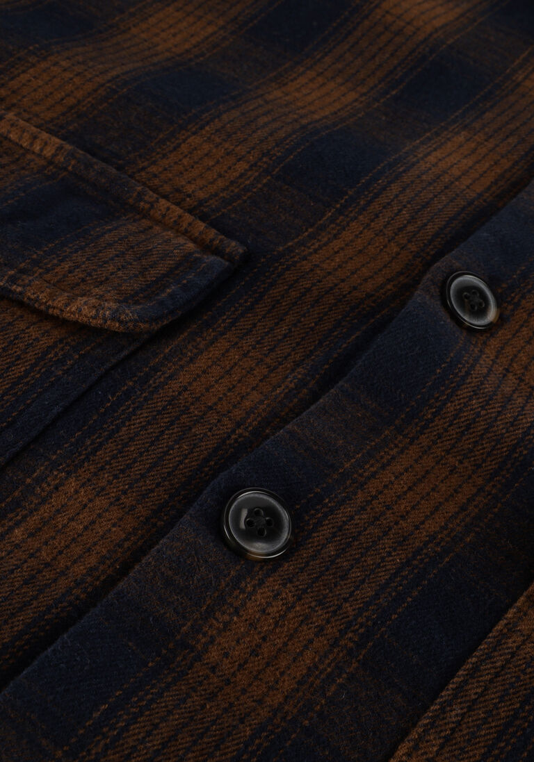 SELECTED HOMME bruine selected homme overshirt slhloosemason-flannel overshirt w noos