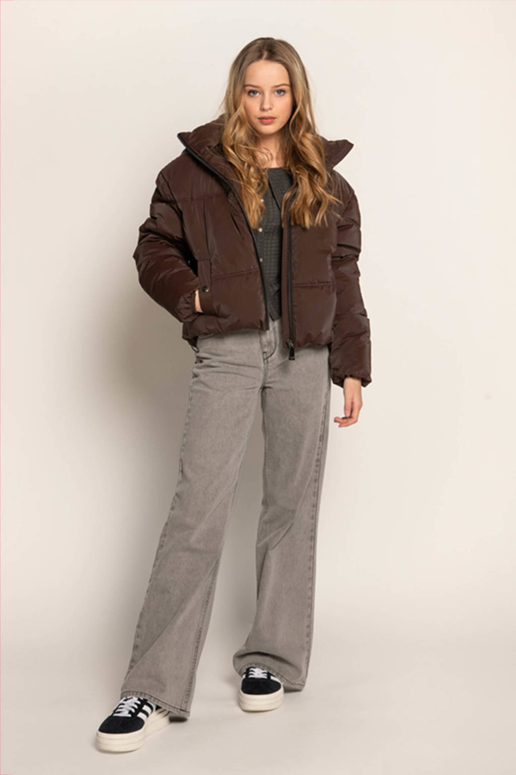 winterjas bruin