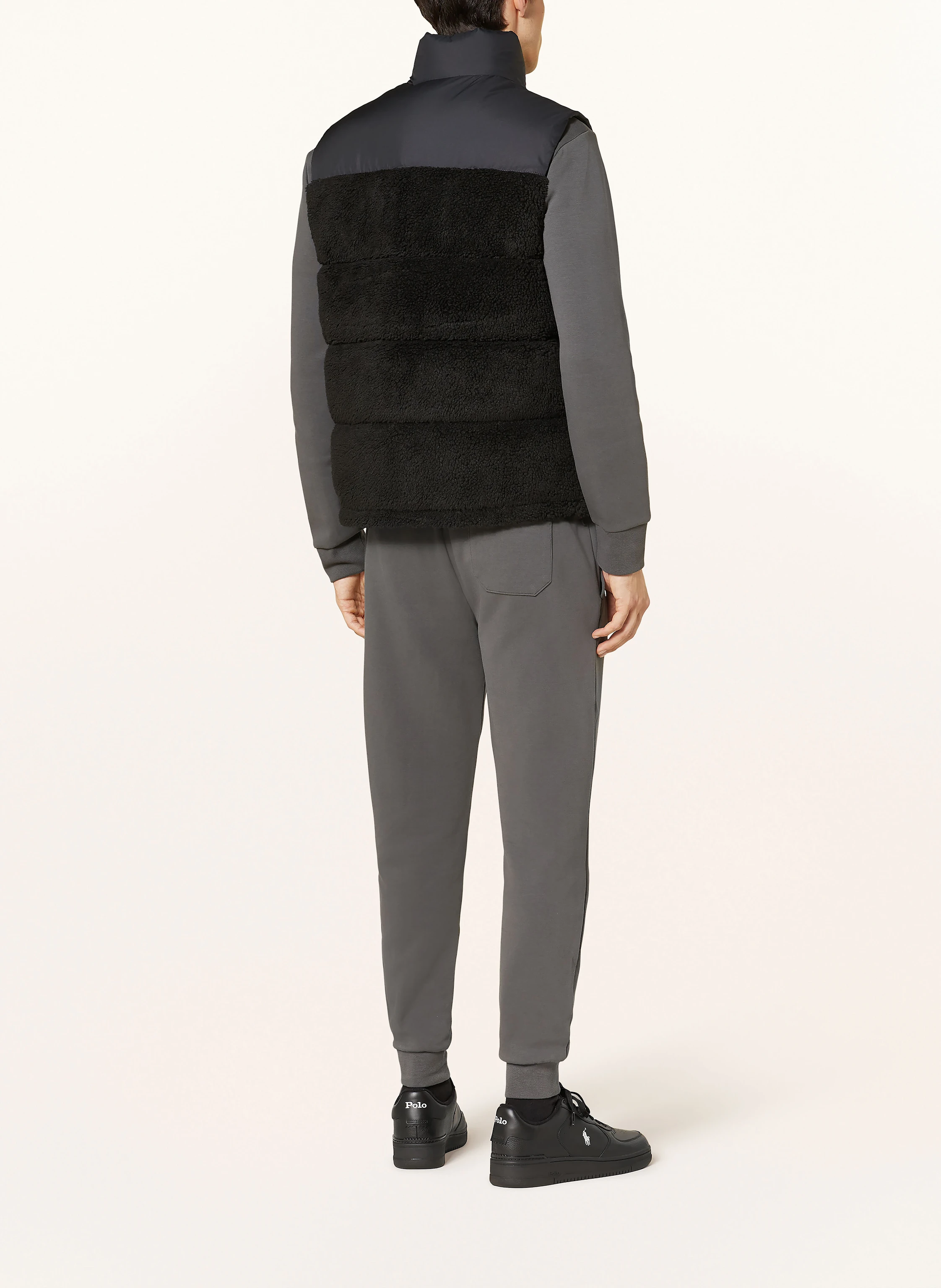 POLO RALPH LAUREN Daunenweste mit Teddyfell