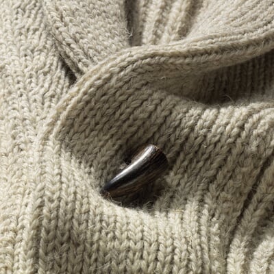 Black Sheep Cardigan, Natur-Hell-Melange