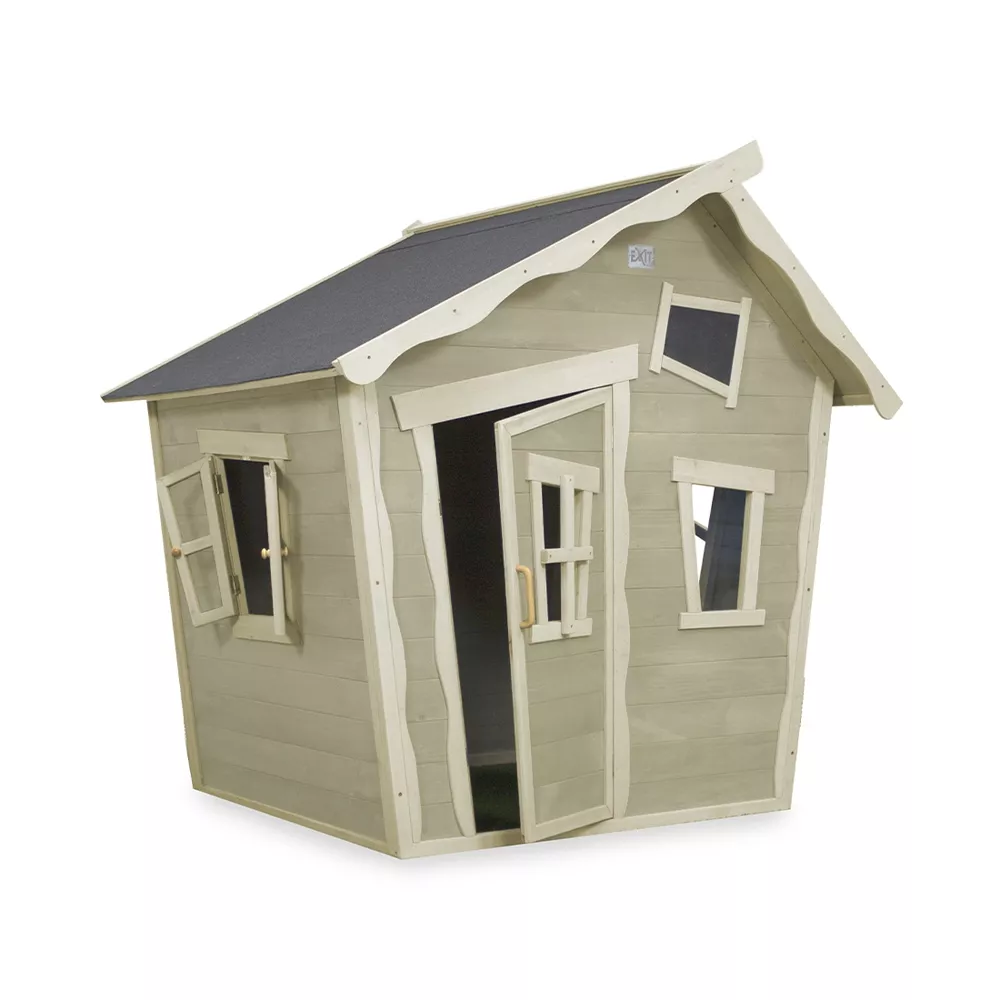 EXIT Crooky 100 Holzspielhaus graubeige