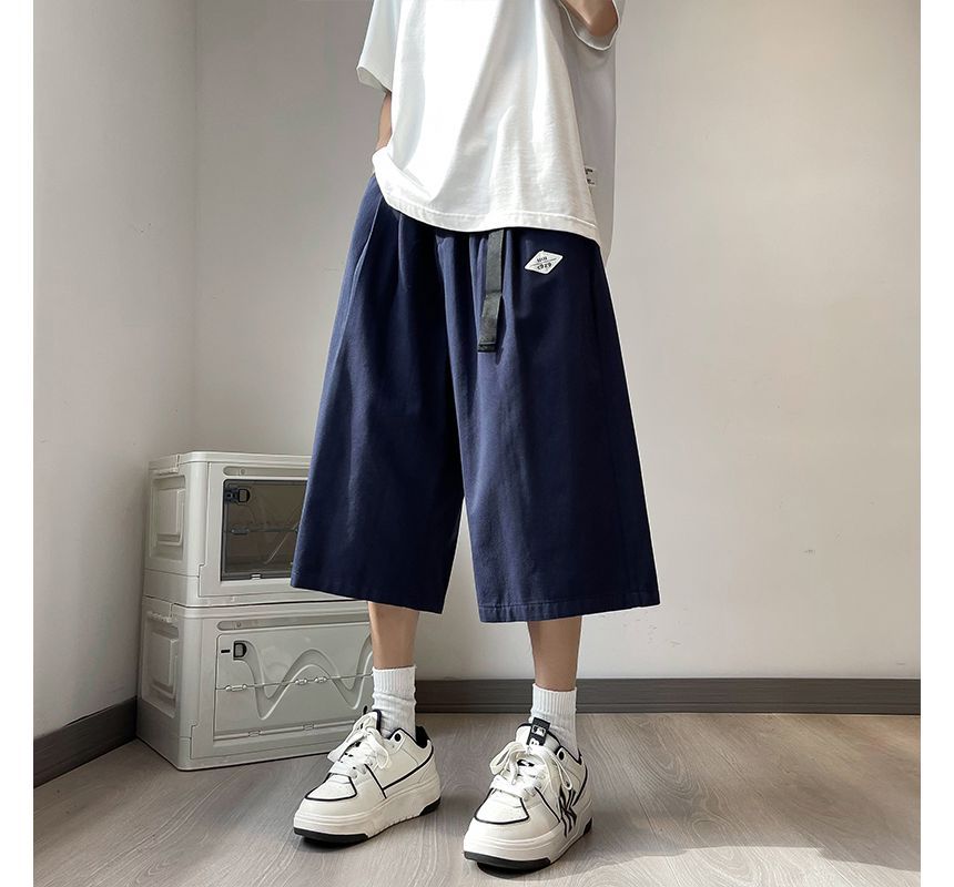 Filmas - High Waist Plain Capri Sweatpants