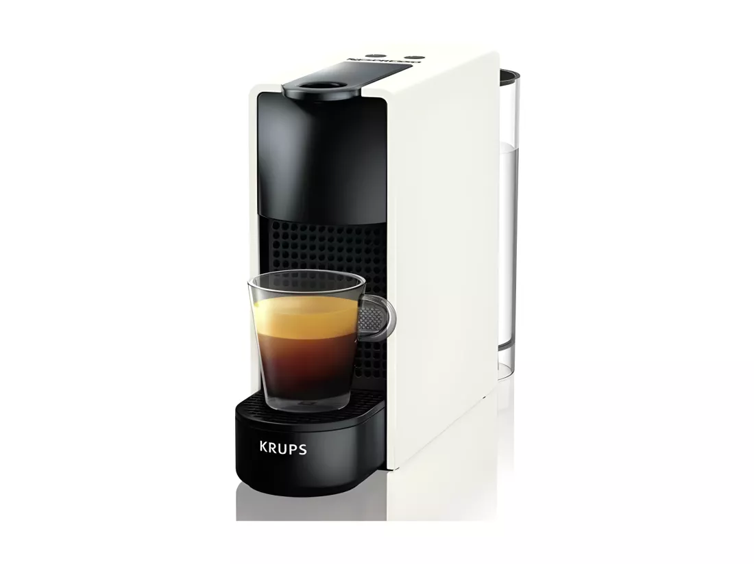 NESPRESSO ESSENZA 19BARS 0,6L 2 TAILLES DE DOSAGE ULTRACOMPACTE BLANC KRUPS - YY2912FD