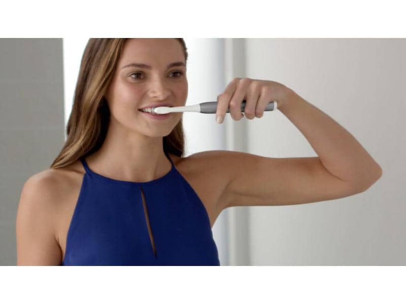 Oral-B Schallzahnbürste Pulsonic Slim Luxe 4000 Platin Elektrische Zahnbürste
