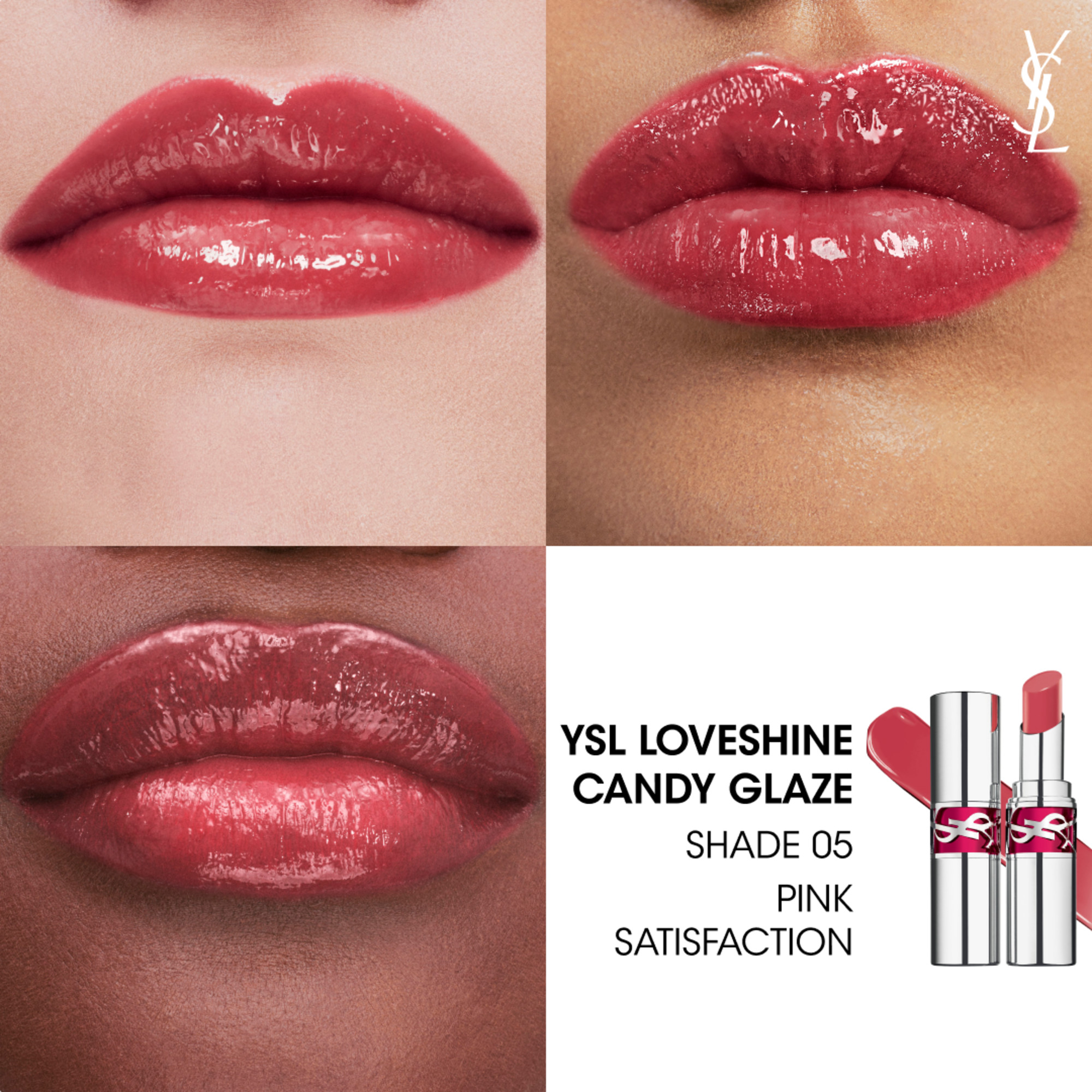 YVES SAINT LAURENT Rouge Volupte Candy Glaze Lipgloss 5 3.2 g