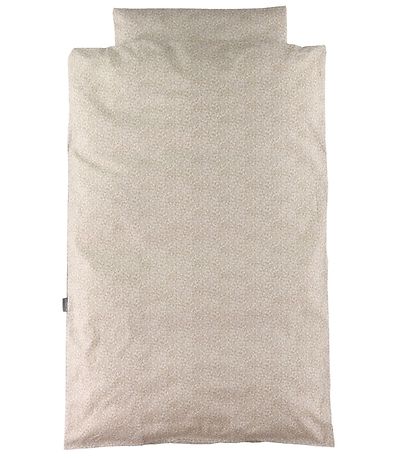 Nørgaard Madsens Bettwäsche - Baby - Beige m. Blumen