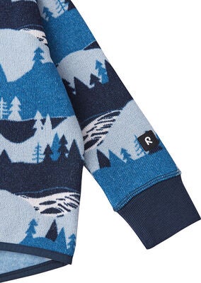 Reima Ornament Fleecejakke, Soft Navy