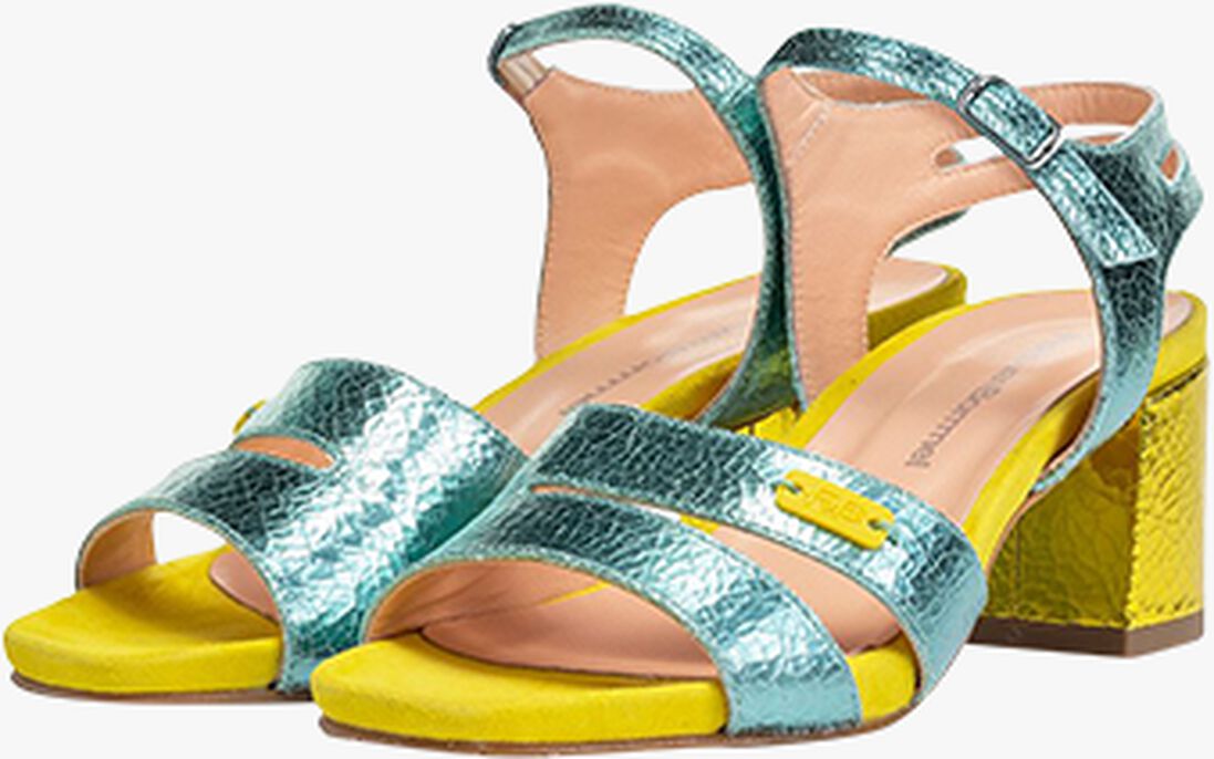 FLORIS VAN BOMMEL groene floris van bommel sandalen sfw-90075