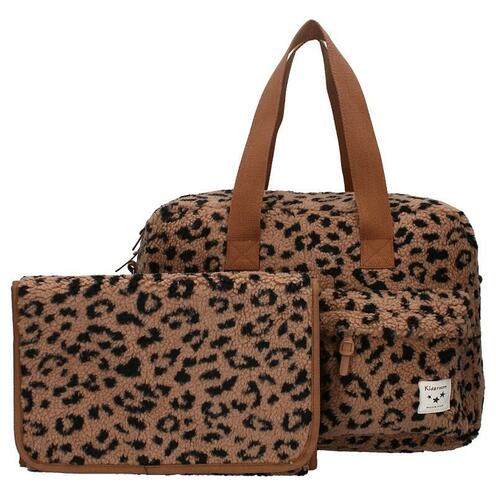 Sac à langer sherpa léopard - KIDZROOM