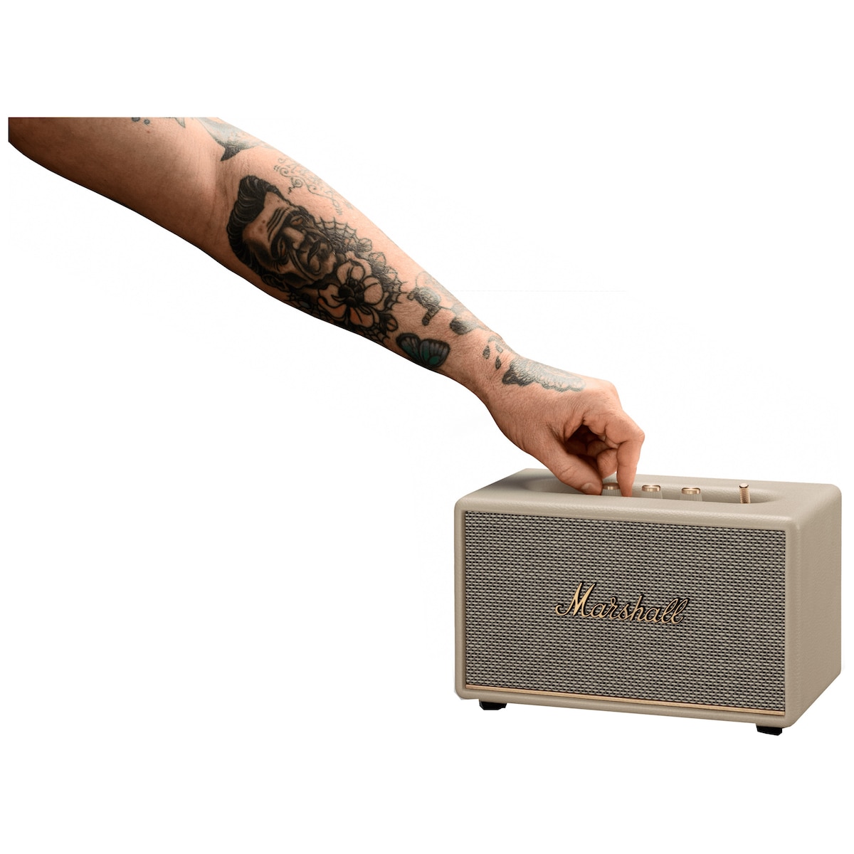 Marshall Acton III Bluetooth høyttaler (krem)