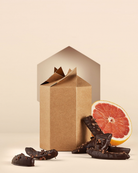 Pamplemousses confits de Soveria au Chocolat Noir 75% | Le Chocolat Alain Ducasse 250g