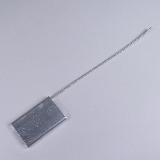 Scellés de Sécurité PLAKET - Câble Acier - 230 mm - Lot de 25
