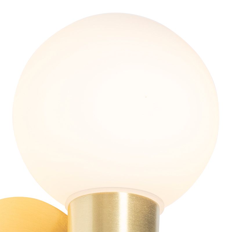 Smart wandlamp goud IP44 incl. Wifi G9 - Cederic Up