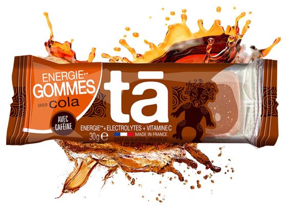 Gommes énergétiques   caféine Tā Energy Cola - 30g