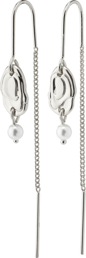 Pilgrim EMILIE chain earrings silver-plated Sølv