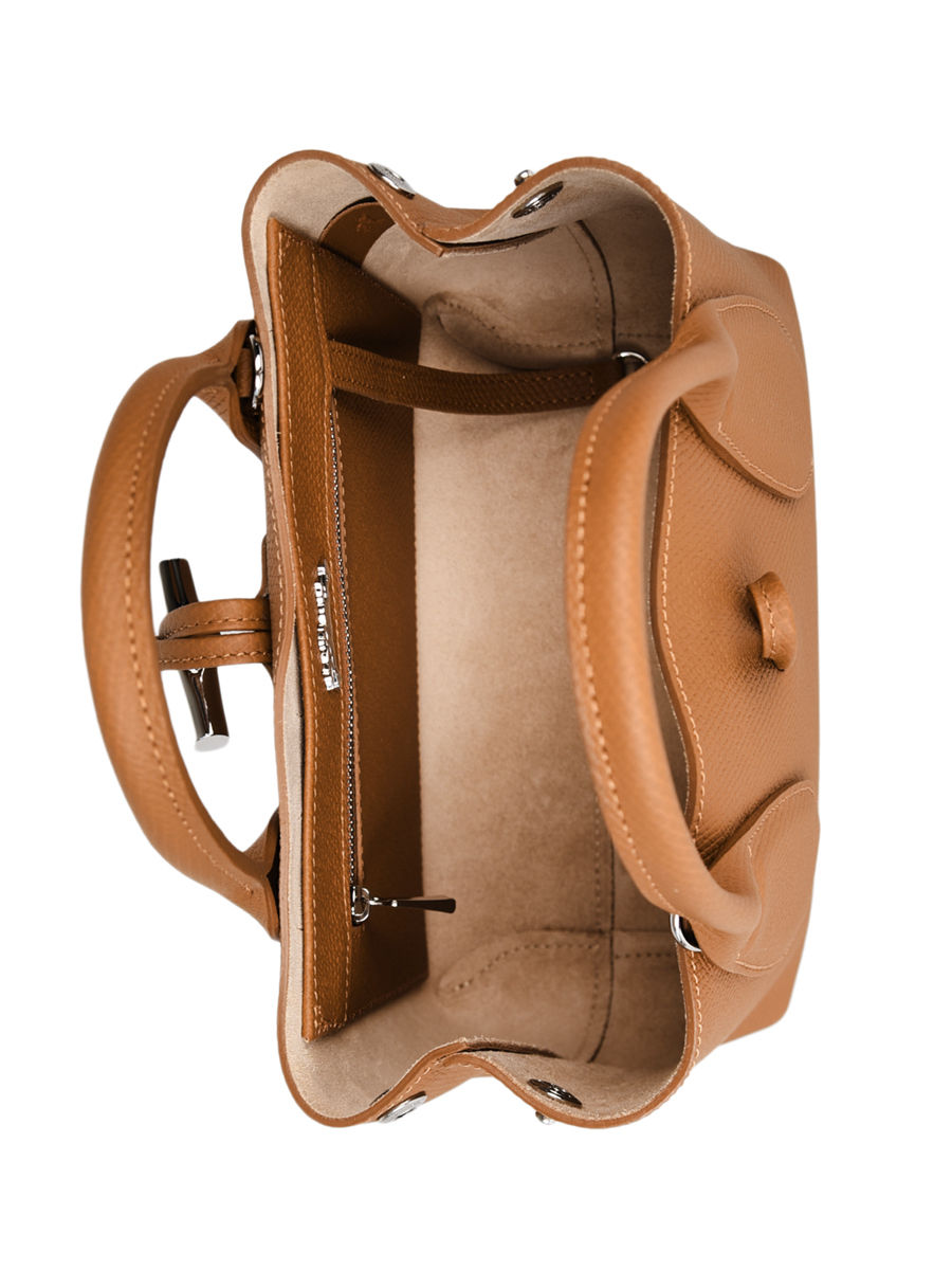 Sac  main S Roseau cuir LONGCHAMP