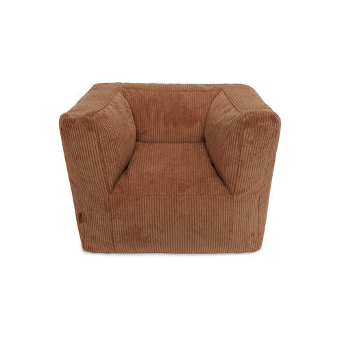 Fauteuil pouf pour enfant Corduroy - Caramel - JOLLEIN