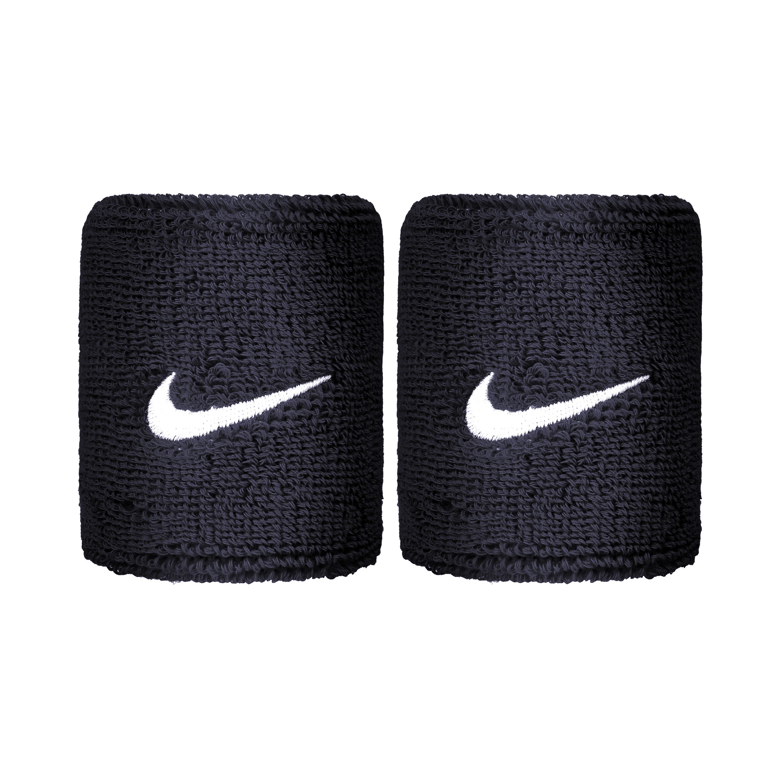 Nike Swoosh Poignet Pack De 2 Unités - Bleu Foncé , Blanc