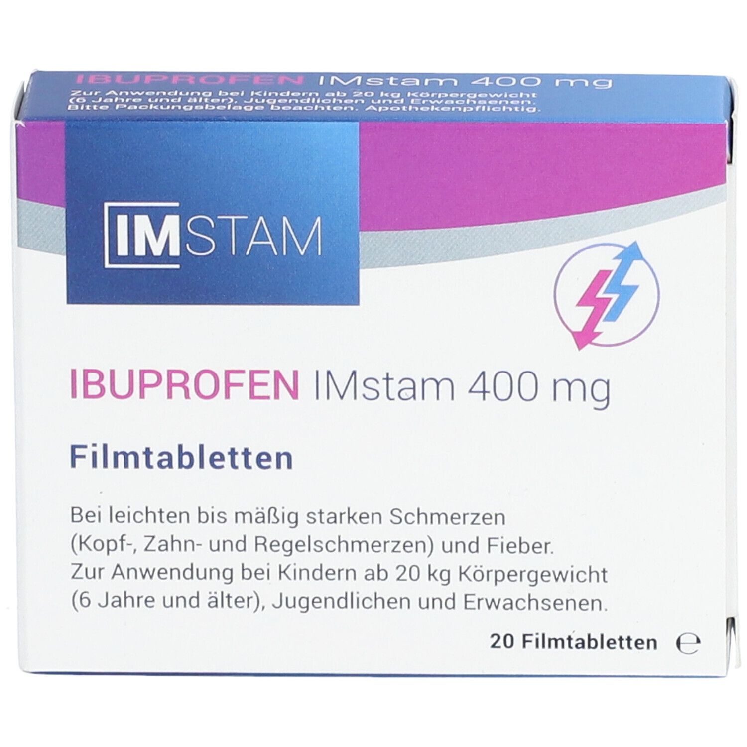 IBUPROFEN IMstam 400 mg Filmtabletten