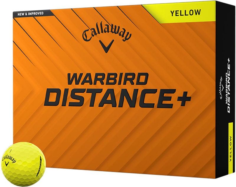 Callaway - Warbird Distance+ - Golfballen - Geel - 25 Stuks