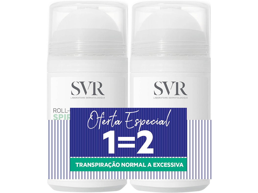 DESODORIZANTE SVR SPIRIAL ROLL-ON 2X50ML 1=2