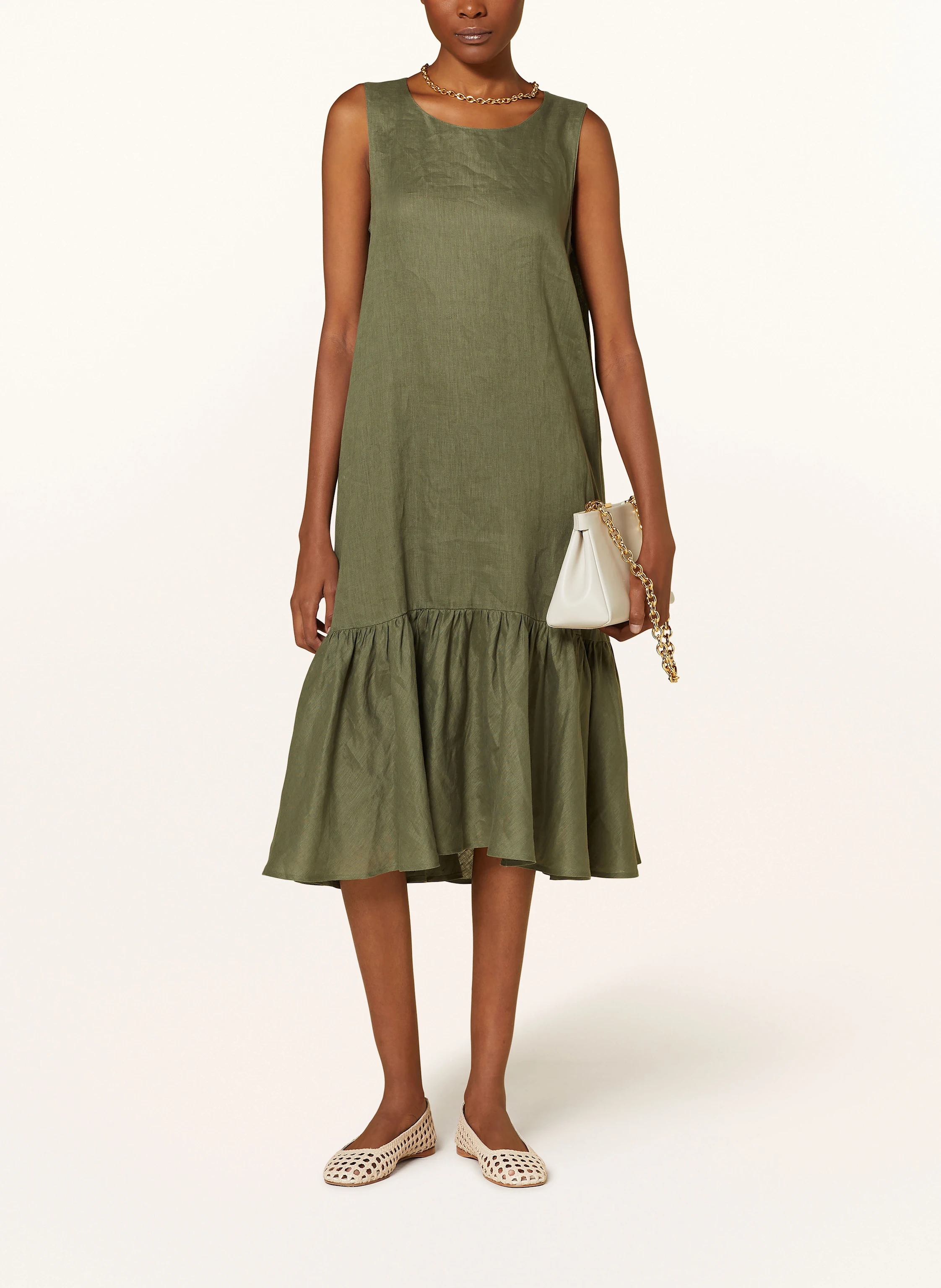 ROBERT FRIEDMAN Leinenkleid