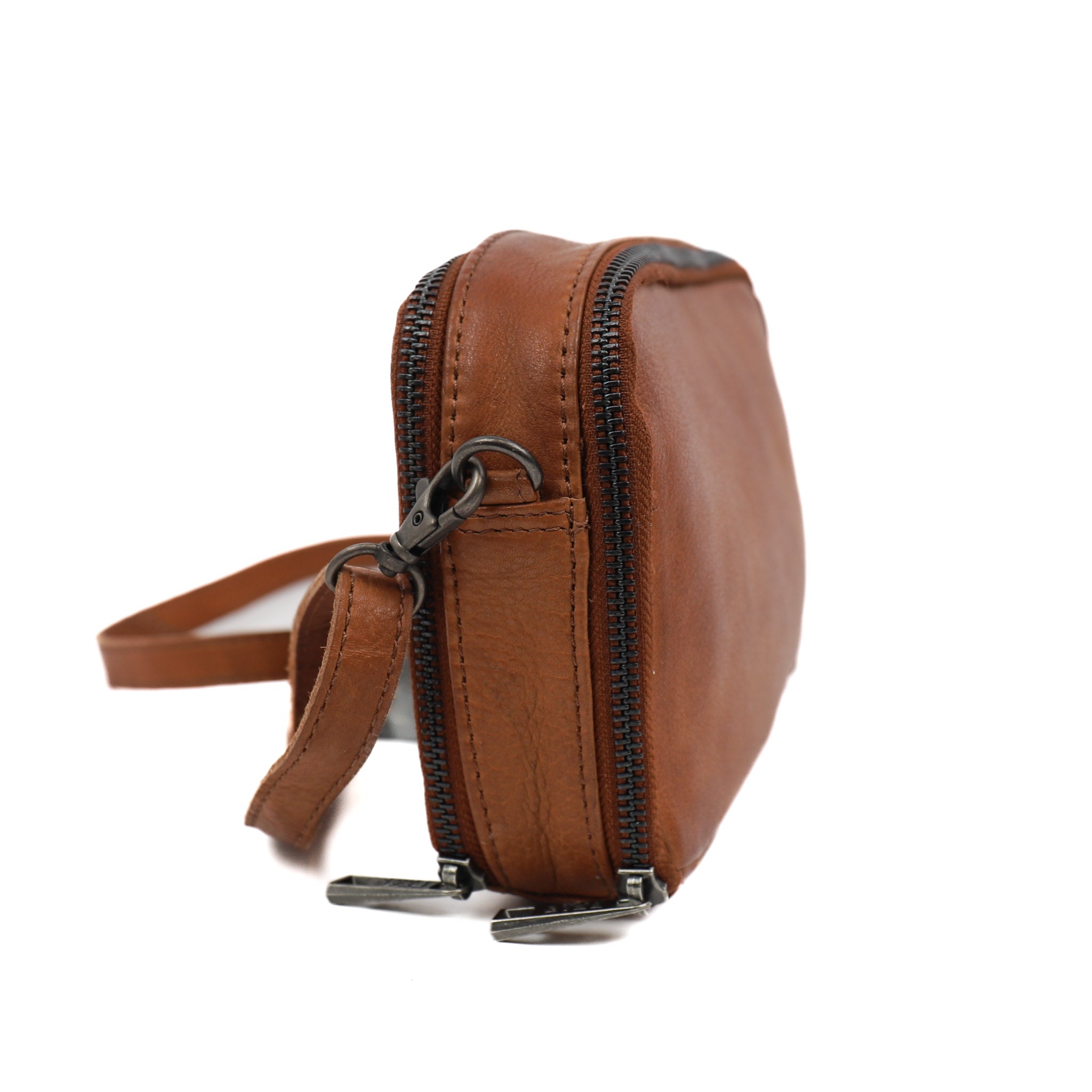 Crossbodytas/Schoudertas 'Eleonora' cognac COGNAC