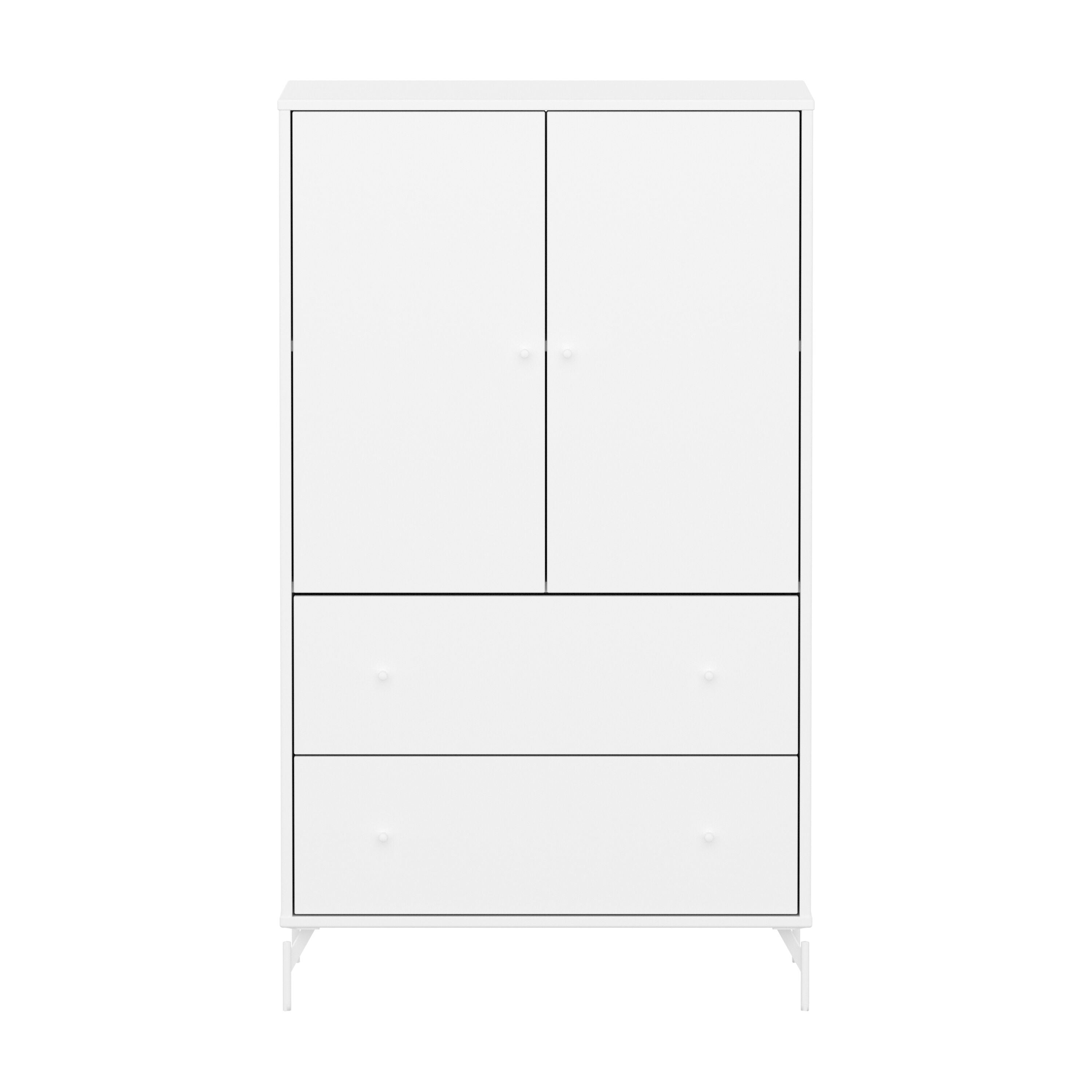 Flexa SAGA Schrank - Weiss / B: 75.0 cm x T: 45.0 cm x H: 129.5 cm