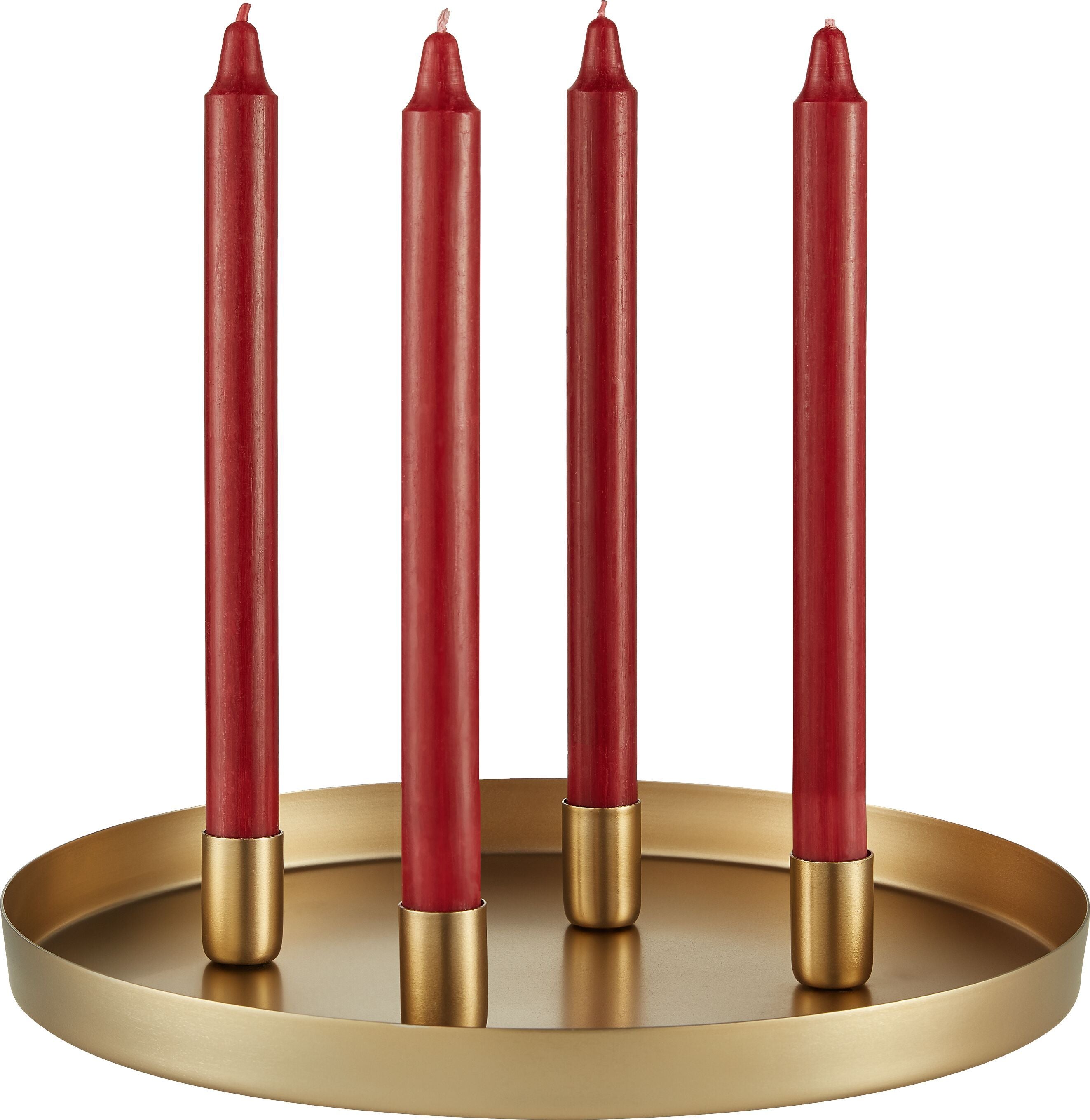NINA Kerzenhalter - Gold / H: 4.0 cm x D: 2.5 cm