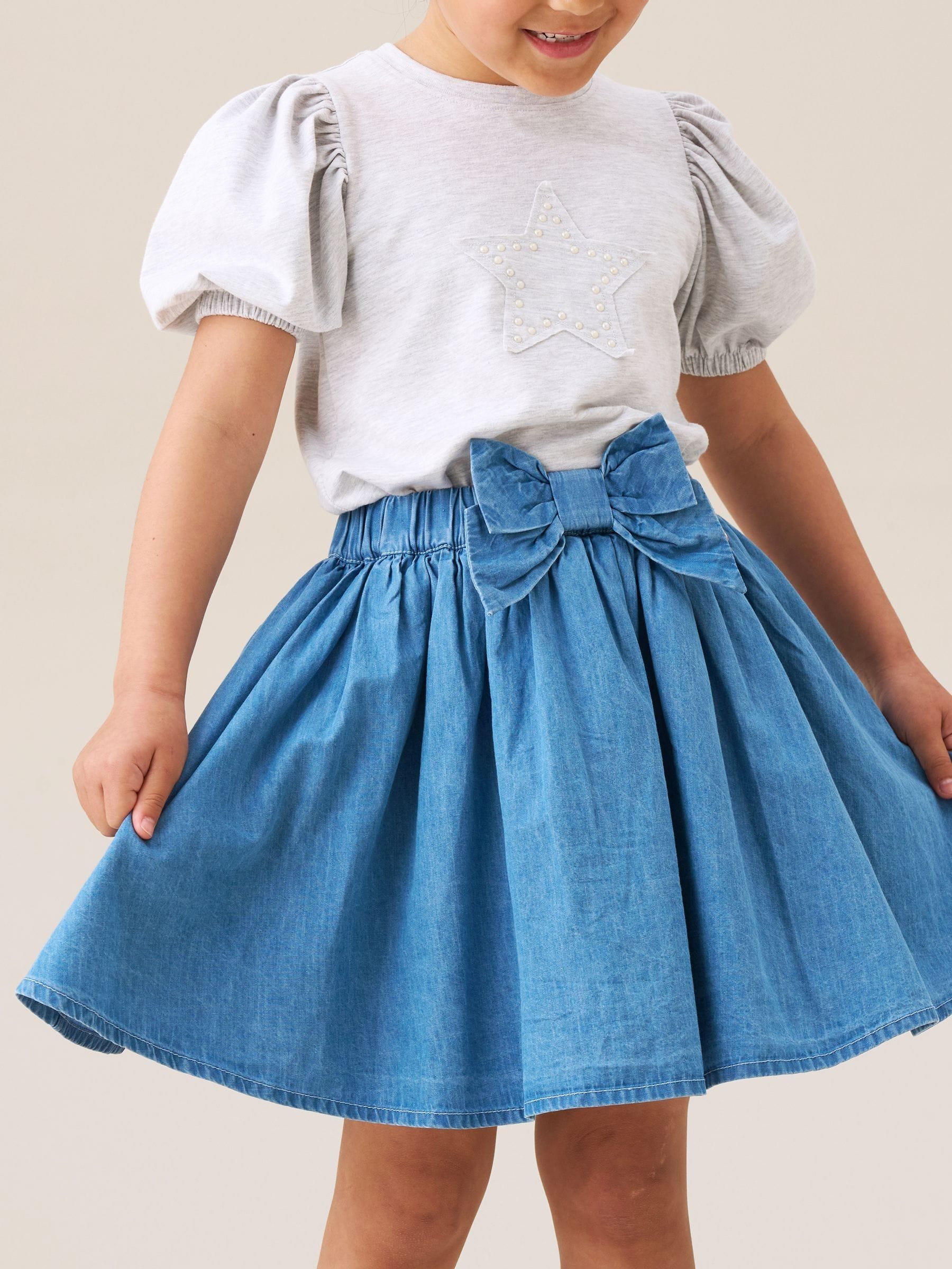 Angel & Rocket Annie Denim Skirt