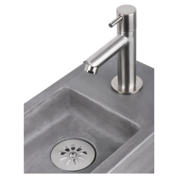 Differnz fonteinafvoerplug RVS