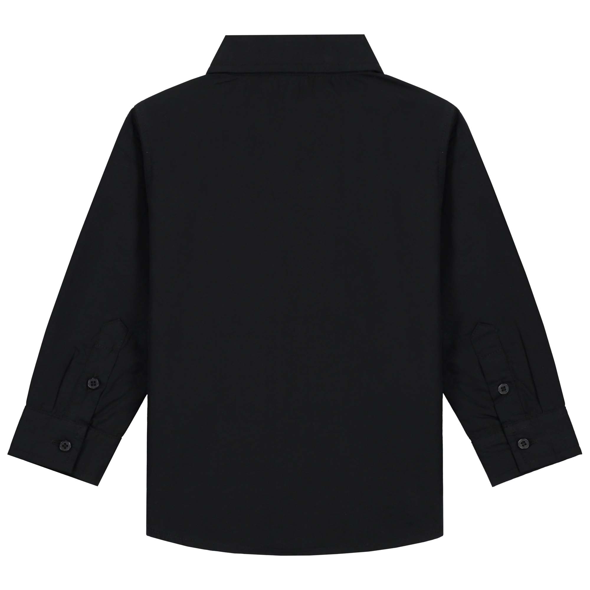 Prénatal peuter blouse lange mouwen effen zwart