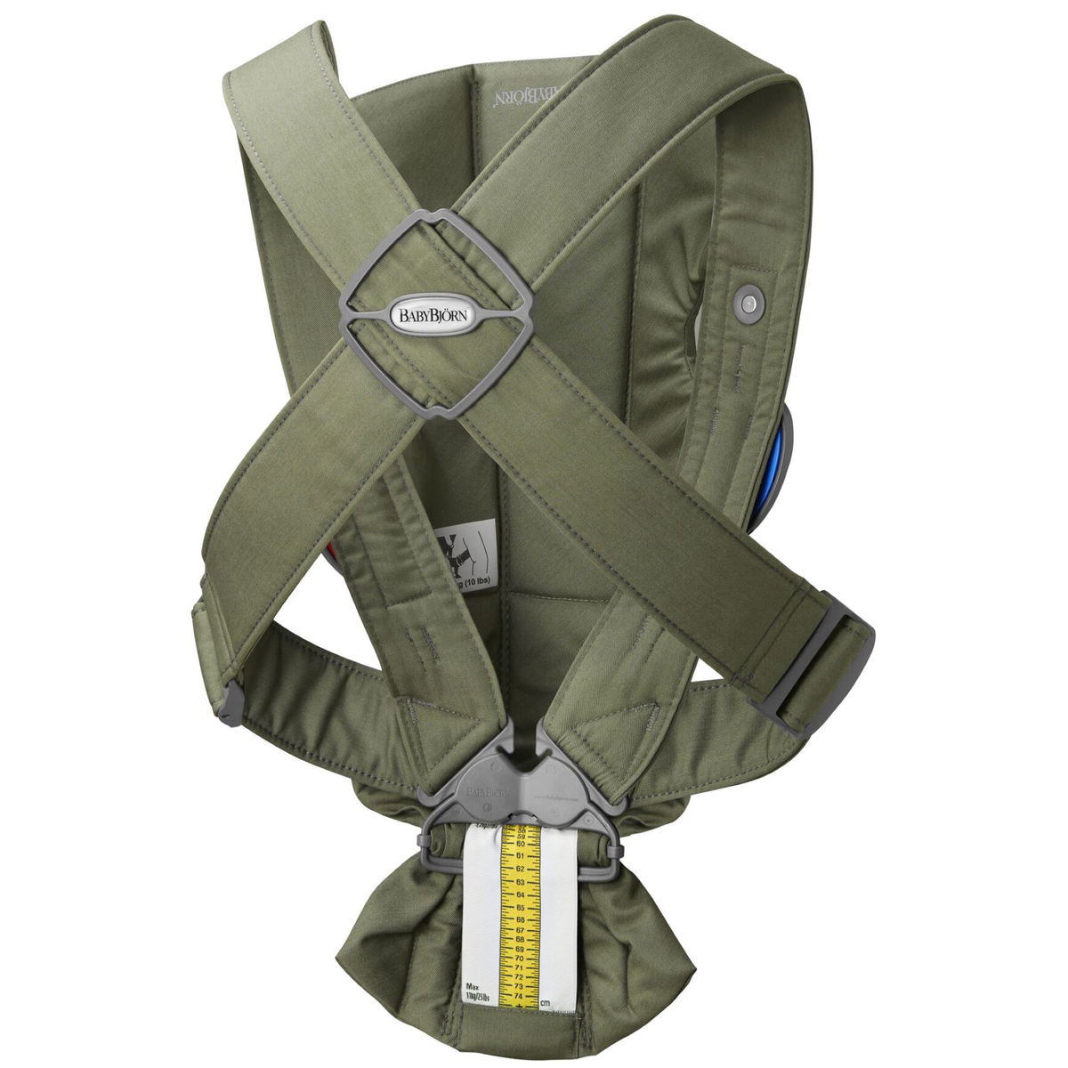 BabyBjörnBabyBjörn   Tragesitz Mini Cotton dunkelgrün