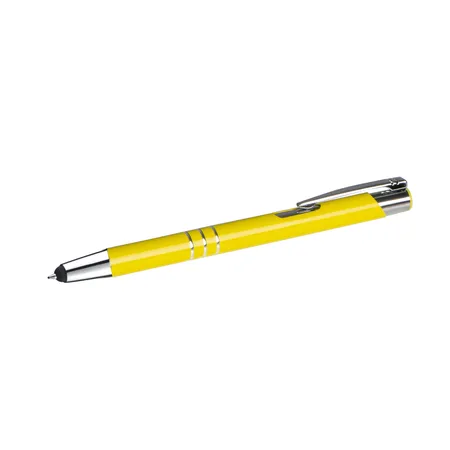 Livepac Office Touchpen Kugelschreiber aus Metall / Farbe: sonnengelb